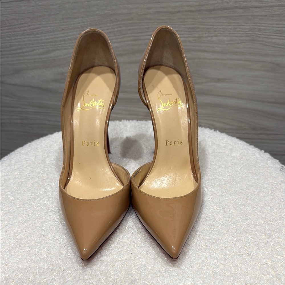 Christian Louboutin Tan Stiletto Heels